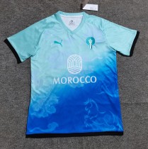 2025/26 Morocco National Team Special Edition Cyan/Blue Training Jersey