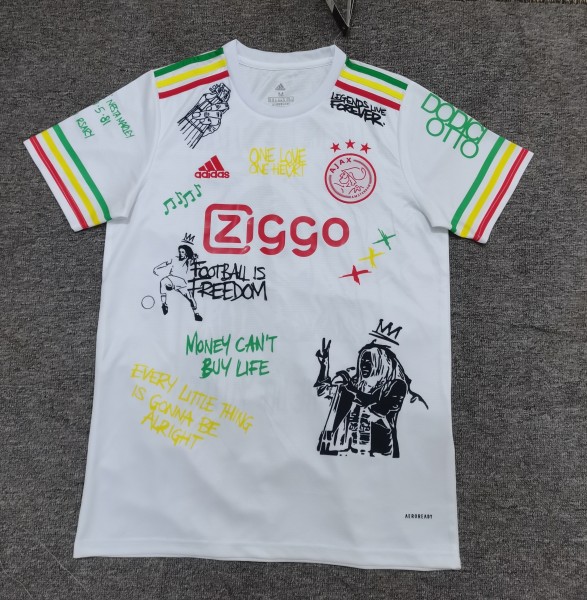 2025/26 AFC Ajax Bob Marley Special Edition Pre-Match Jersey