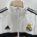 2013-2014  Real Madrid White Retro Windbreaker
