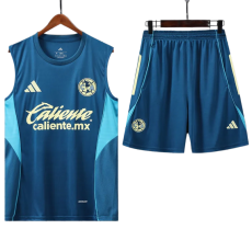 2025-26 Club America Lake blue  vest short training