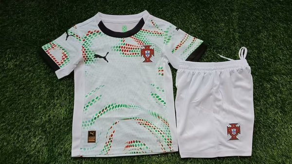 2025/26 Portugal Away Stadium Kit for Kids