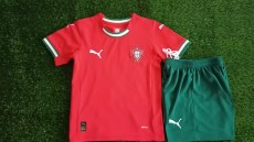 2025/26 Portugal Home Stadium Kit for Kids