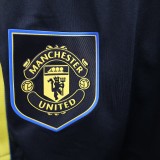 2025-26  Mens Manchester United third away black Shorts Pants