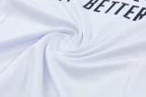 2026-27  Real Madrid White Half Pull Tracksuit