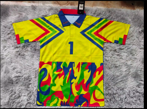 1990 Mexico National Team Jorge Campos #1 Acapulco Retro Goalkeeper Jersey