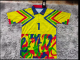 1990 Mexico National Team Jorge Campos #1 Acapulco Retro Goalkeeper Jersey