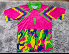 1990 Mexico National Team Jorge Campos #1 Acapulco Retro Goalkeeper Jersey