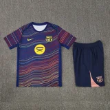 2025-26 Mens Barcelona  Fancy blue Training Short Suit