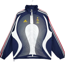 2006-2007 France Royal blue Retro Windbreaker