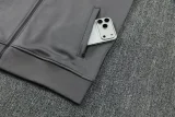 2026-27 Mens Manchester United Gray Jacket Tracksuit