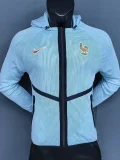 2026 World Cup France light blue Walkout Jacket (Hooded)