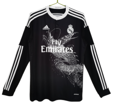 2014-15 Mens Real Madrid third away Retro long sleeve soccer Jersey