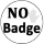NO Badge