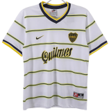 1999 Boca Juniors Away White Retro Soccer Jersey