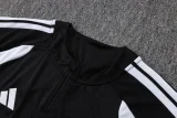 2026-27 Kids  Real Madrid Black  Half Pull Tracksuit #E26017