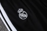 2026-27 Kids  Real Madrid Black  Half Pull Tracksuit #E26017
