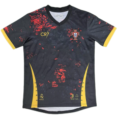 2026-27 Portugal CR7 Red Black soccer jersey