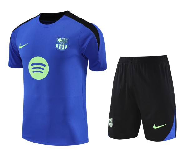 2025-26 Mens Barcelona  blue Training Short Suit