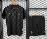 2025-26 Mens  Portugal black Training Short Suit