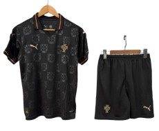 2025-26 Mens  Portugal black Training Short Suit