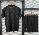 2025-26 Mens  Portugal black Training Short Suit
