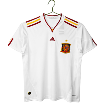 2011/12  Spain away white retro  Soccer Jersey