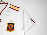 2011/12  Spain away white retro  Soccer Jersey