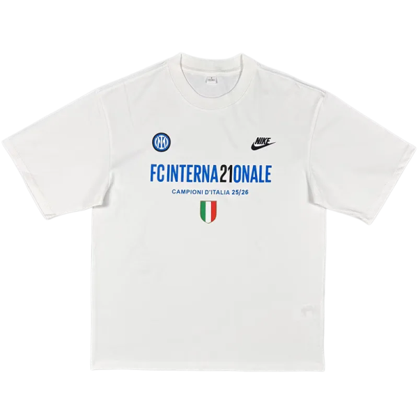2025-26 Mens Inter Milan White soccer jersey