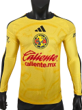 2026-27 Club America Home Long Sleeve Player Version Soccer Jersey