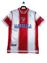 1999-00  Mens Atletico Madrid  home Retro  soccer jersey