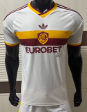 2026-27 Mens Roma  away Player version white soccer Jersey