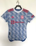 2021-22  Mens Manchester United  away Retro  soccer Jersey