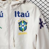 2026-27 Brazil  off white  Windbreaker