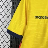 2026-27 Mens Ecuador home yellow Soccer Jersey