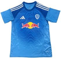 2025-26 Mens Leeds United home blue soccer Jersey