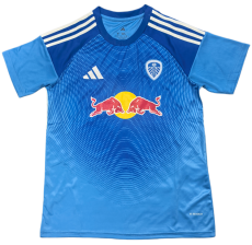 2025-26 Mens Leeds United home blue soccer Jersey