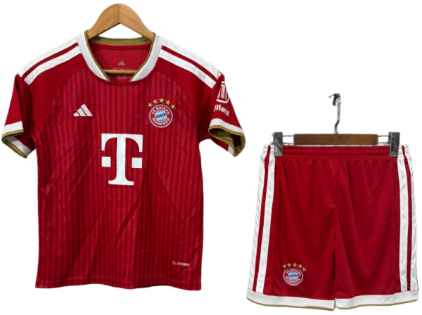 2026-27 Kids  Bayern Munich home red soccer  jersey