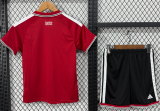 2026-27 KIDS Manchester United home Red  soccer Jersey