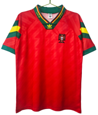 1992-94 Mens Portugal Retro home  red soccer Jersey