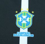 1999-00 Kids Corinthians away retro black Soccer Jersey