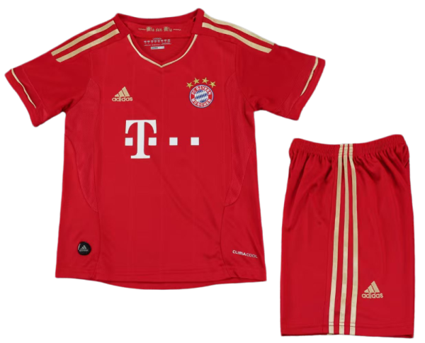 2012-13 Kids Bayern Munich retro home red soccer jersey