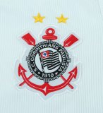 1999-00 Kids Corinthians home retro white Soccer Jersey