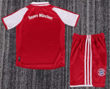 2003-04 Kids Bayern Munich retro home red soccer  jersey