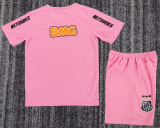 2013 KIDS Santos Retro pink soccer jersey