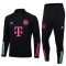 2023-24 Mens Bayern Munich black Half Pull Tracksuit