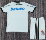 1999-00 Kids Corinthians home retro white Soccer Jersey