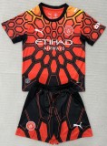 2022-23  Kids  Manchester City goalkeeper orange soccer jersey