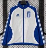2005-06 Greece blue and white Casual Edition Windbreaker