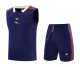 2025-26 Mens Arsenal royal blue vest Training Short Suit