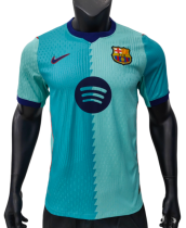 2026-27 Barcelona  away Turquoise Player Version Soccer Jersey